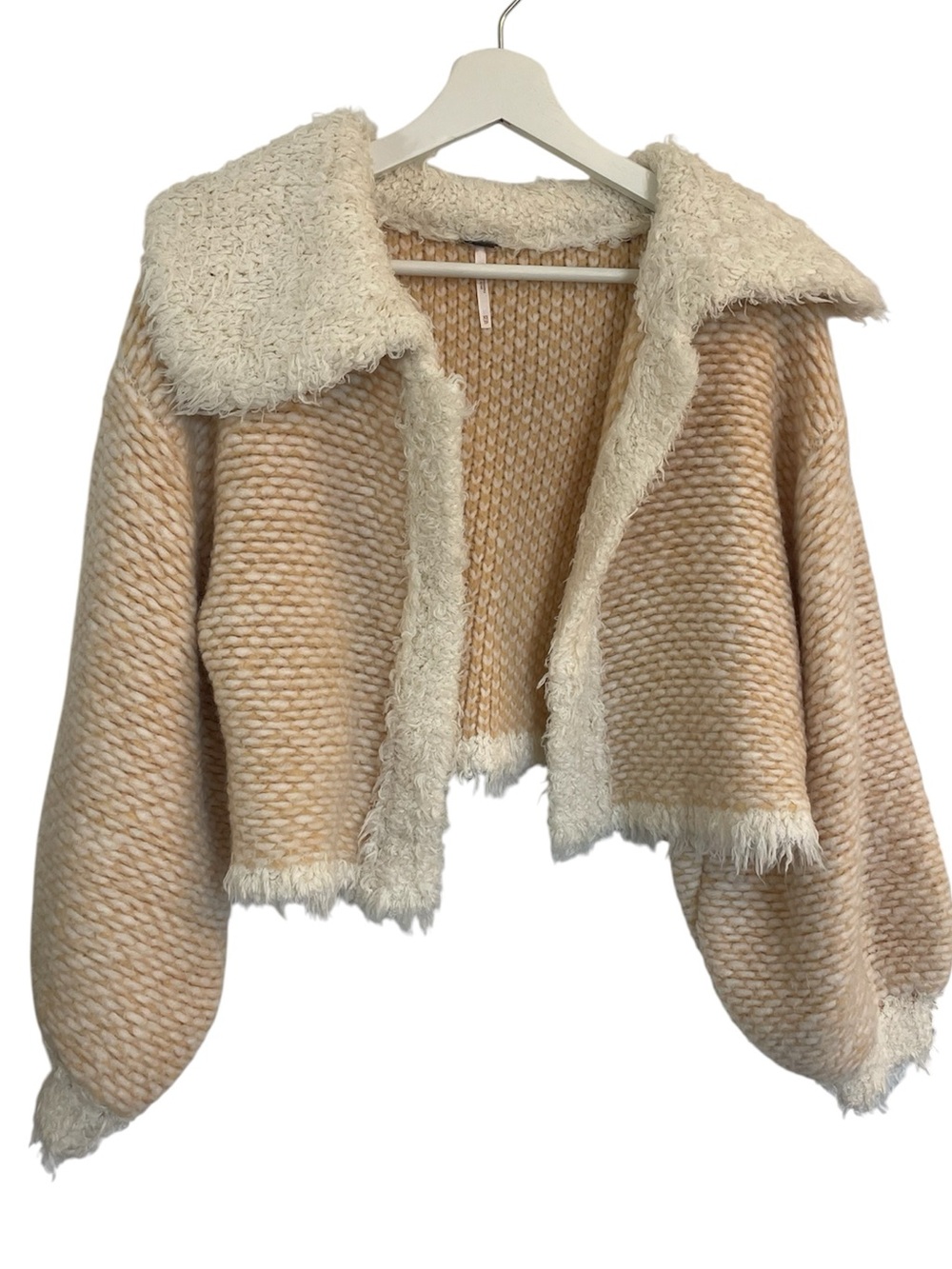Free People Cozy Chunky Foxy Cardigan Jacket